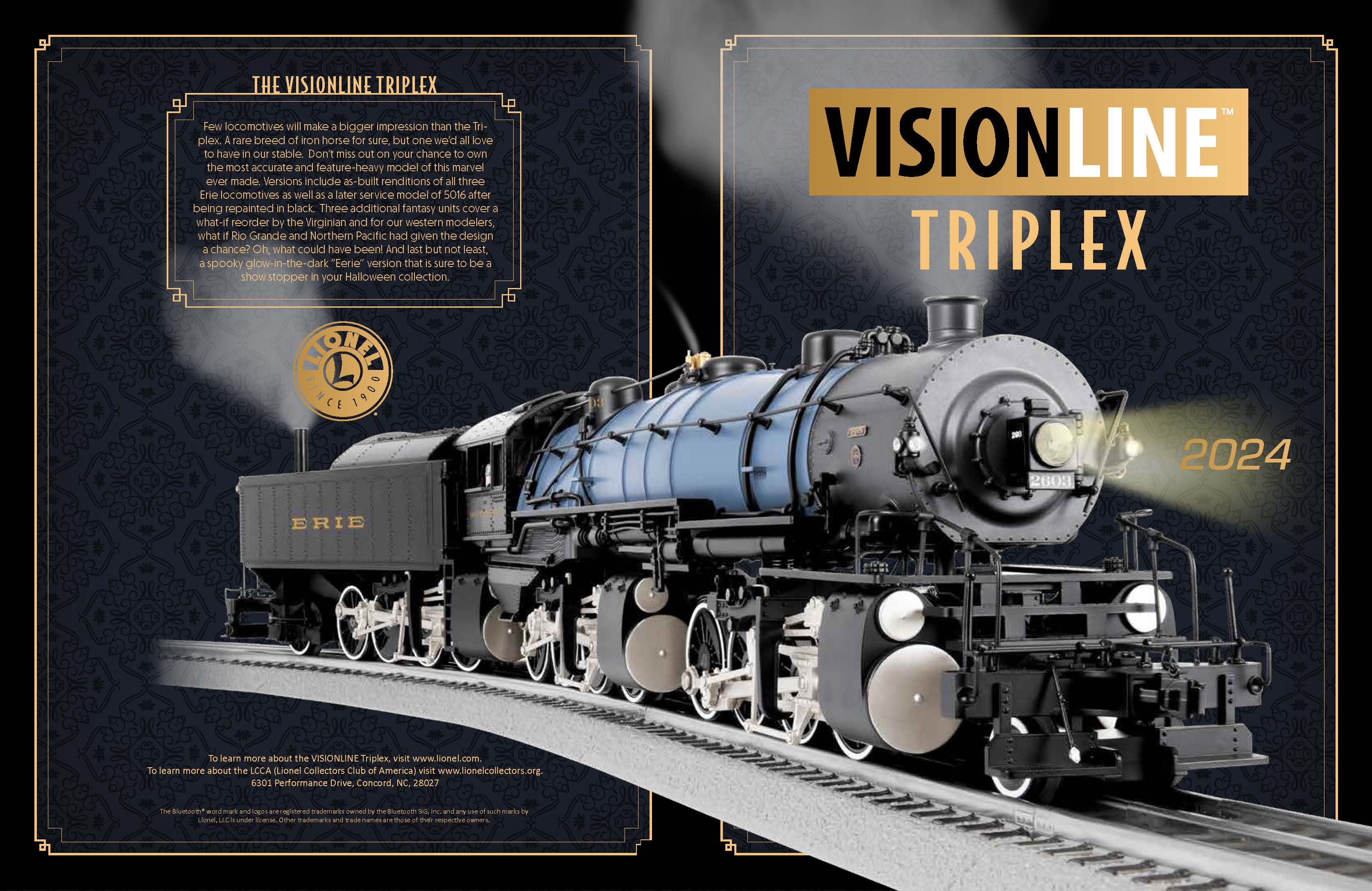 LCCA News: Lionel Announces Exclusive LCCA Triplex Vision Line Locomotive